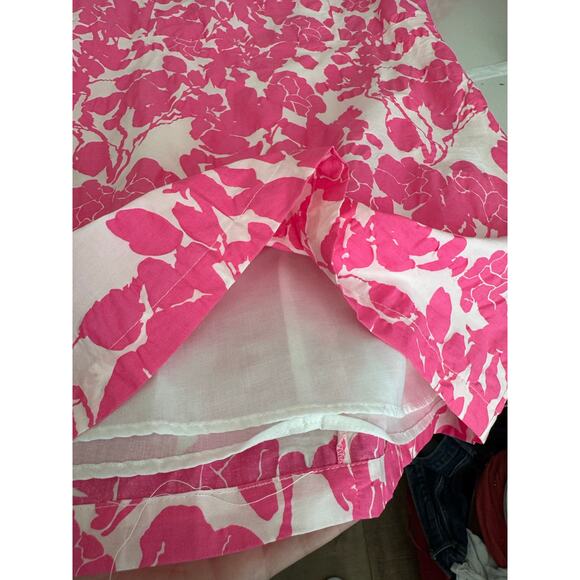 NWOT VICI Floral Mini Dress Pink Size Large‎ Cocktail Shower Puff Sleeve - Picture 9 of 10